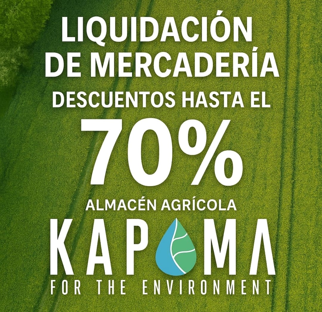 Ofertas en agroinsumos: hasta 70% de descuento
