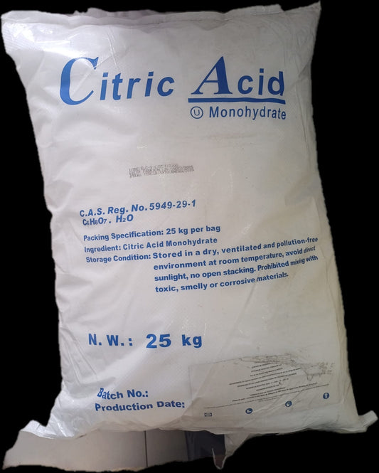 Ácido Cítrico, 25 kg