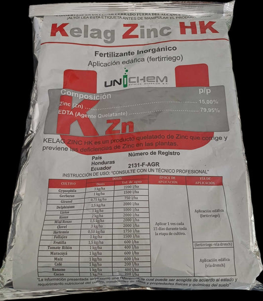 Quelato de zinc, Unichem 1 kg